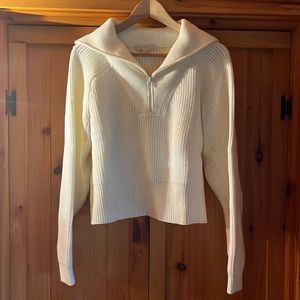 Wayf quarter zip sweater